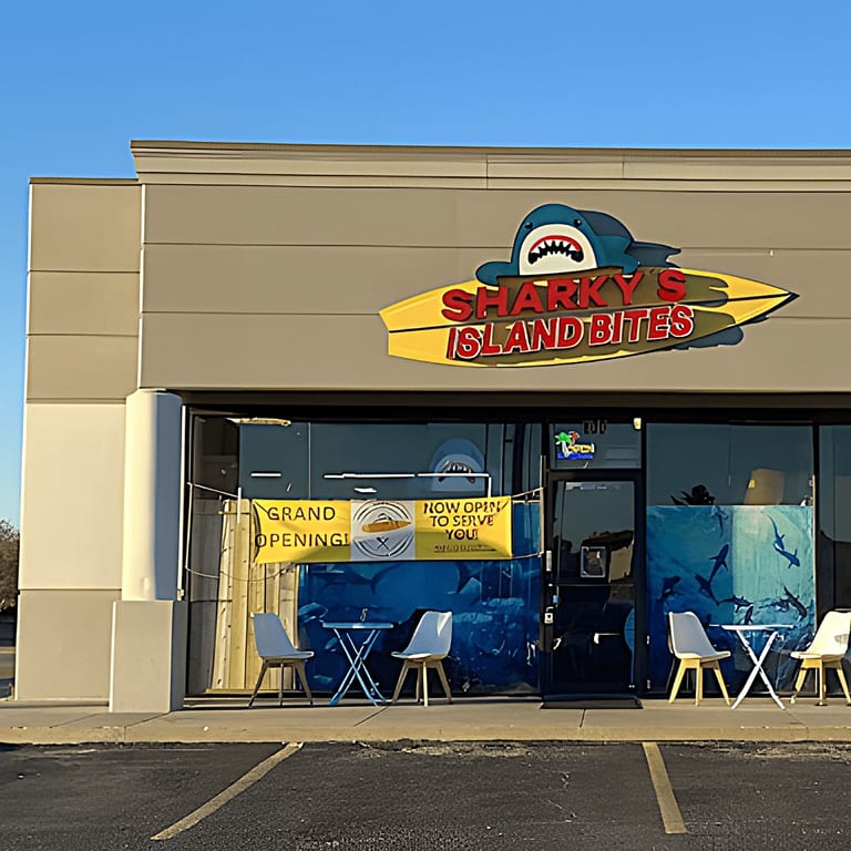 Welcome to Sharky's Island Bites 🌊