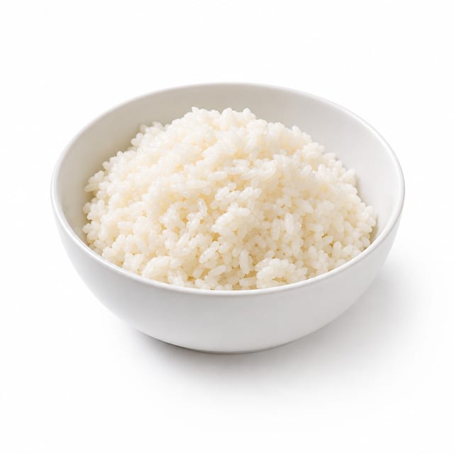Steamed Rice.