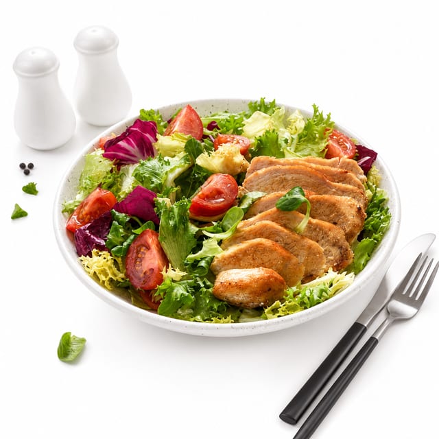28. Chicken Katsu Salad.