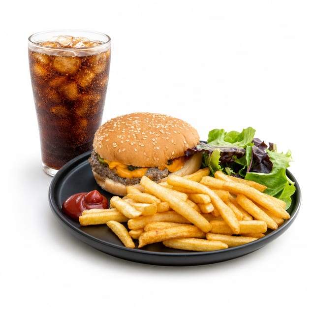 Combo fries and drink.